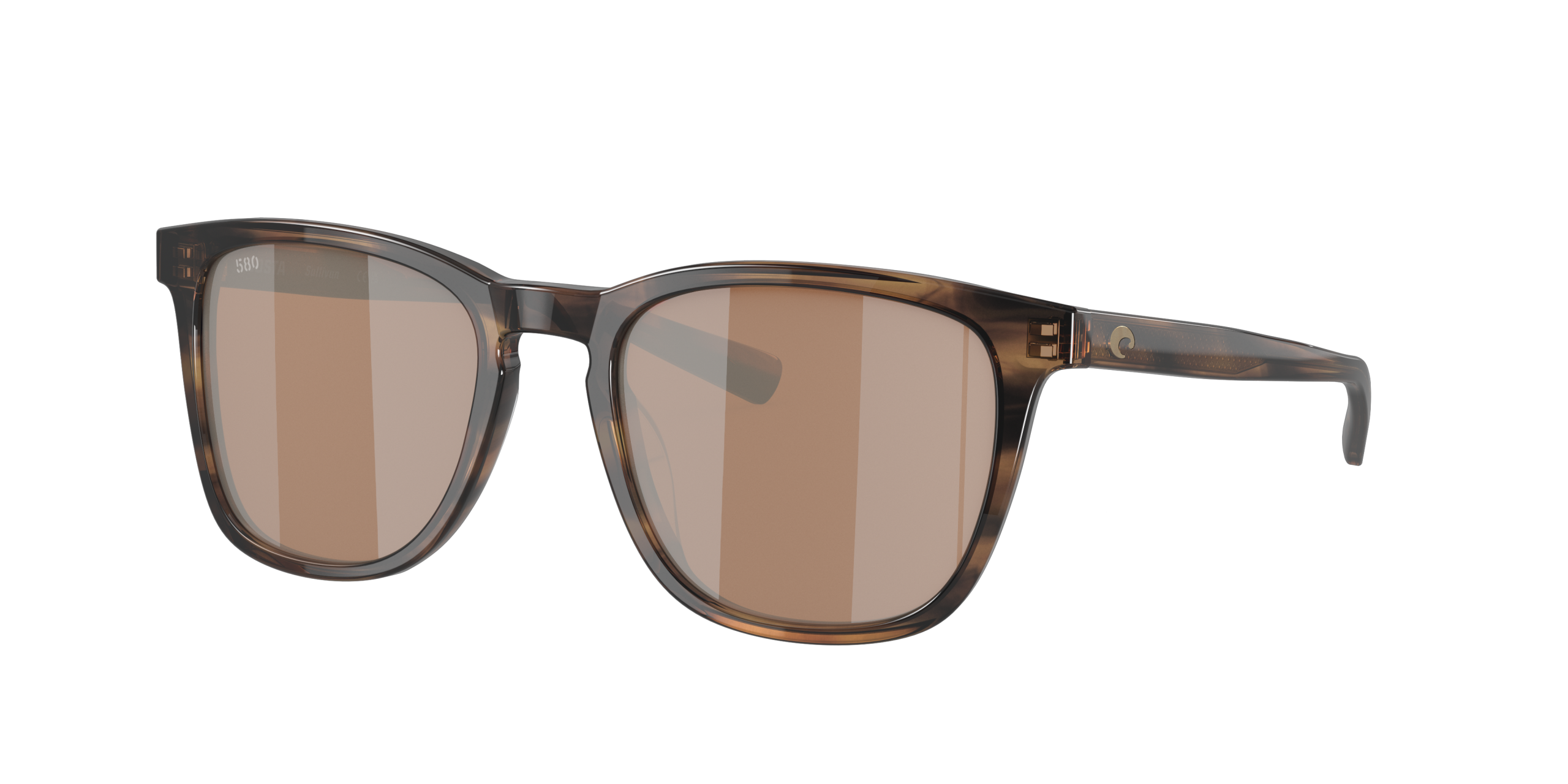 Sullivan Polarized Sunglasses in Copper Silver Mirror