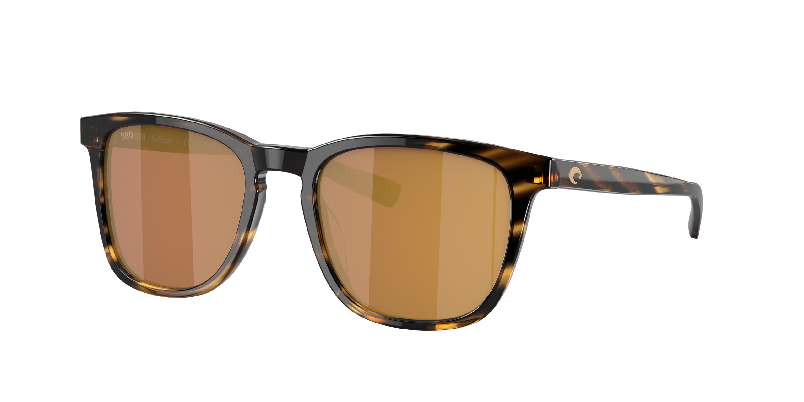 Sullivan Polarized Sunglasses in Gold Mirror