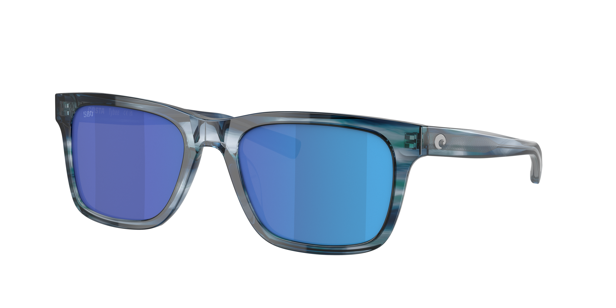 Tybee Polarized Sunglasses in Blue Mirror