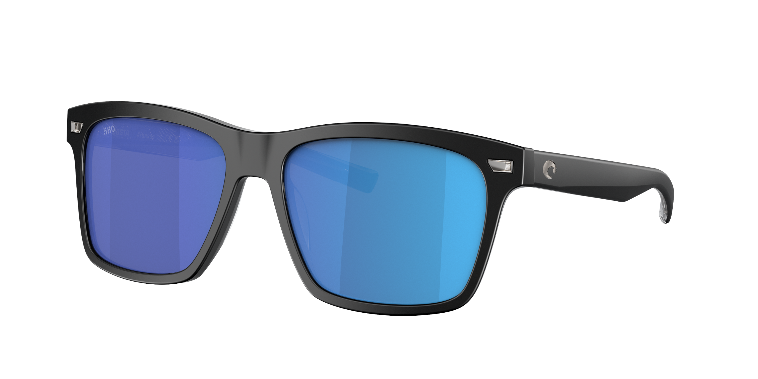 Aransas Polarized Sunglasses in Blue Mirror