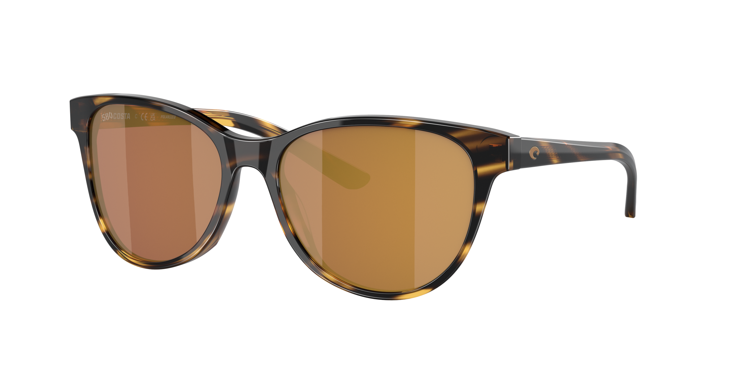 Catherine Polarized Sunglasses in Gold Mirror