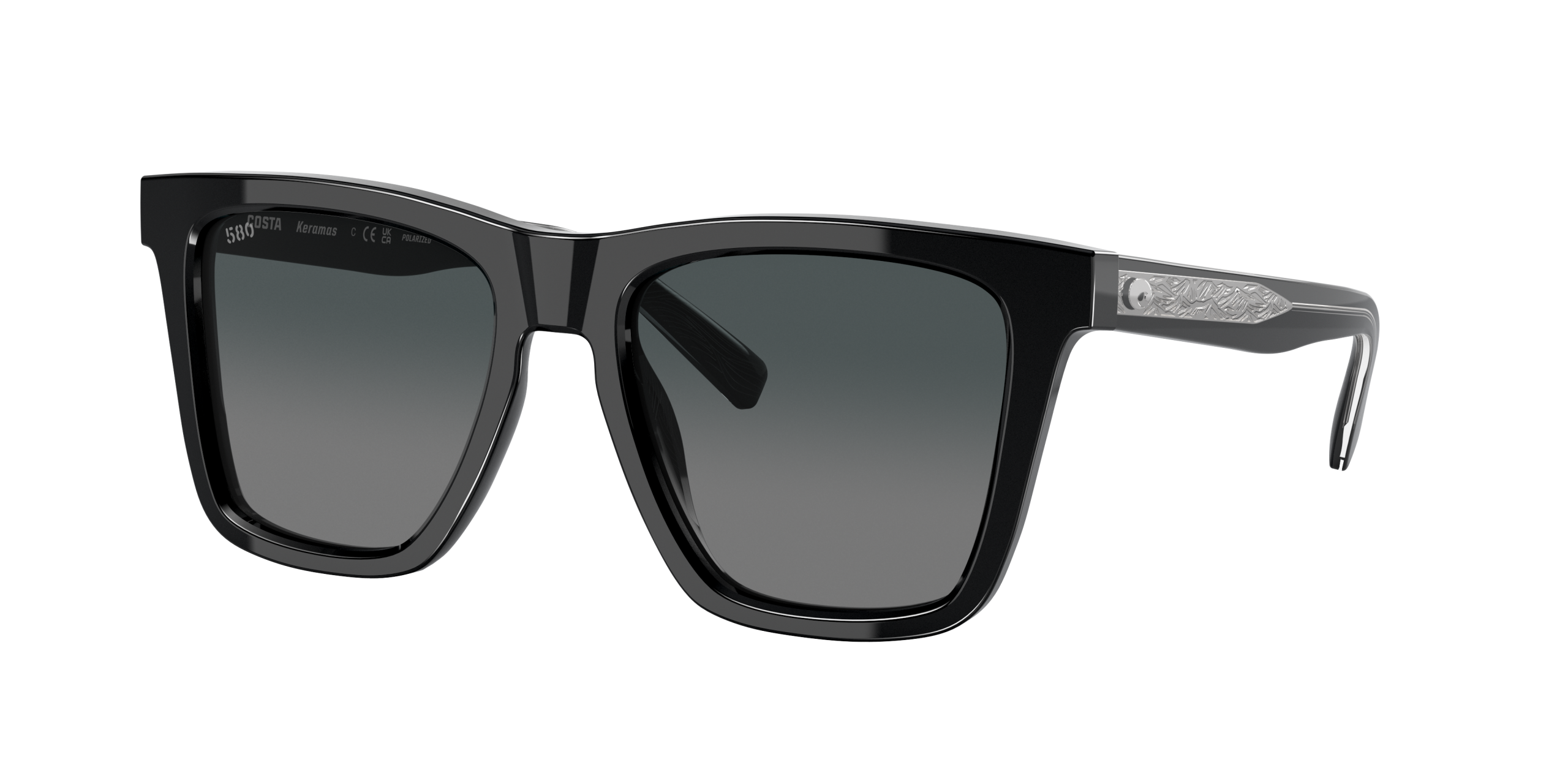 Keramas Polarized Sunglasses in Gray Gradient