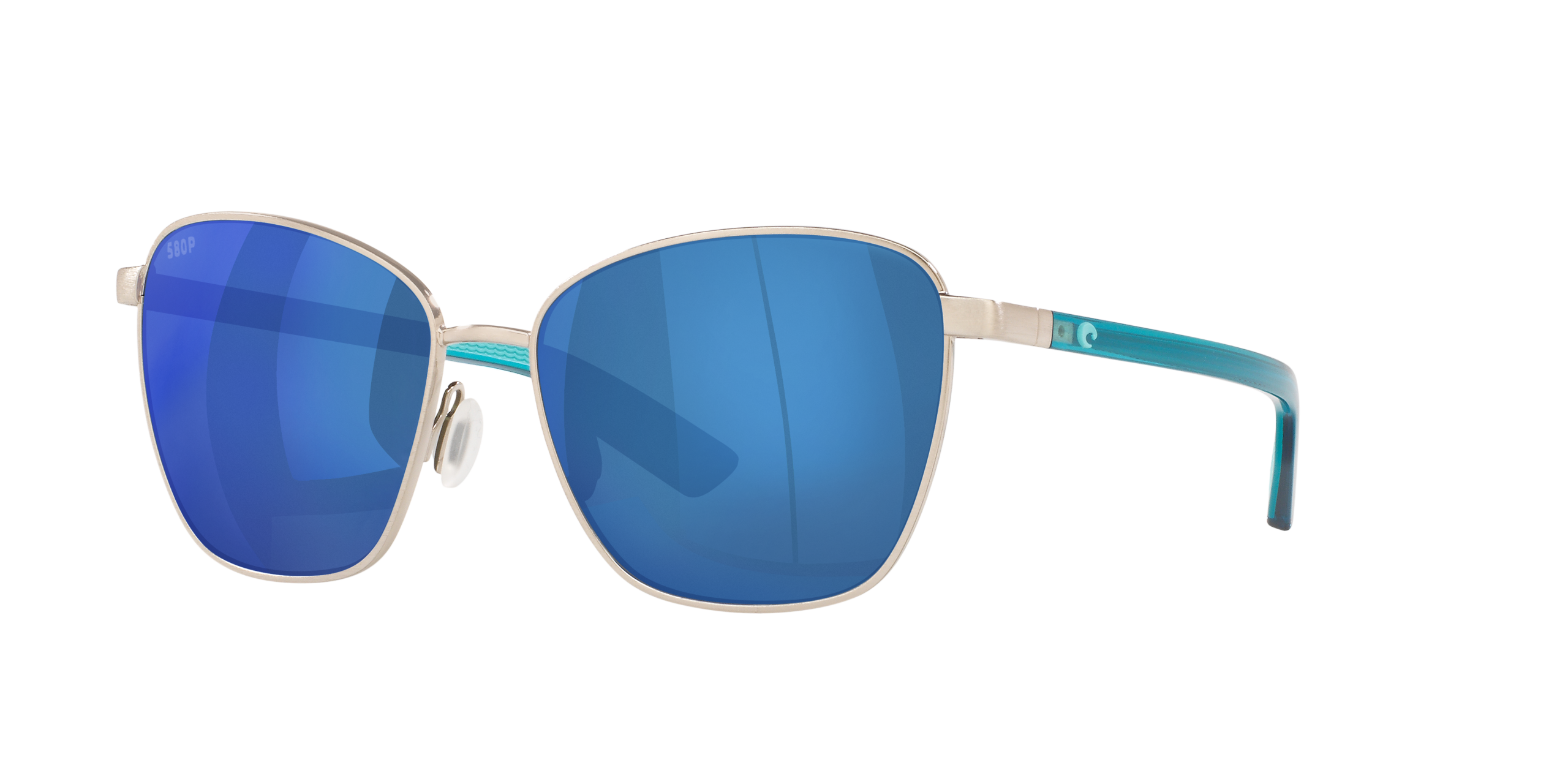 Paloma Polarized Sunglasses in Blue Mirror