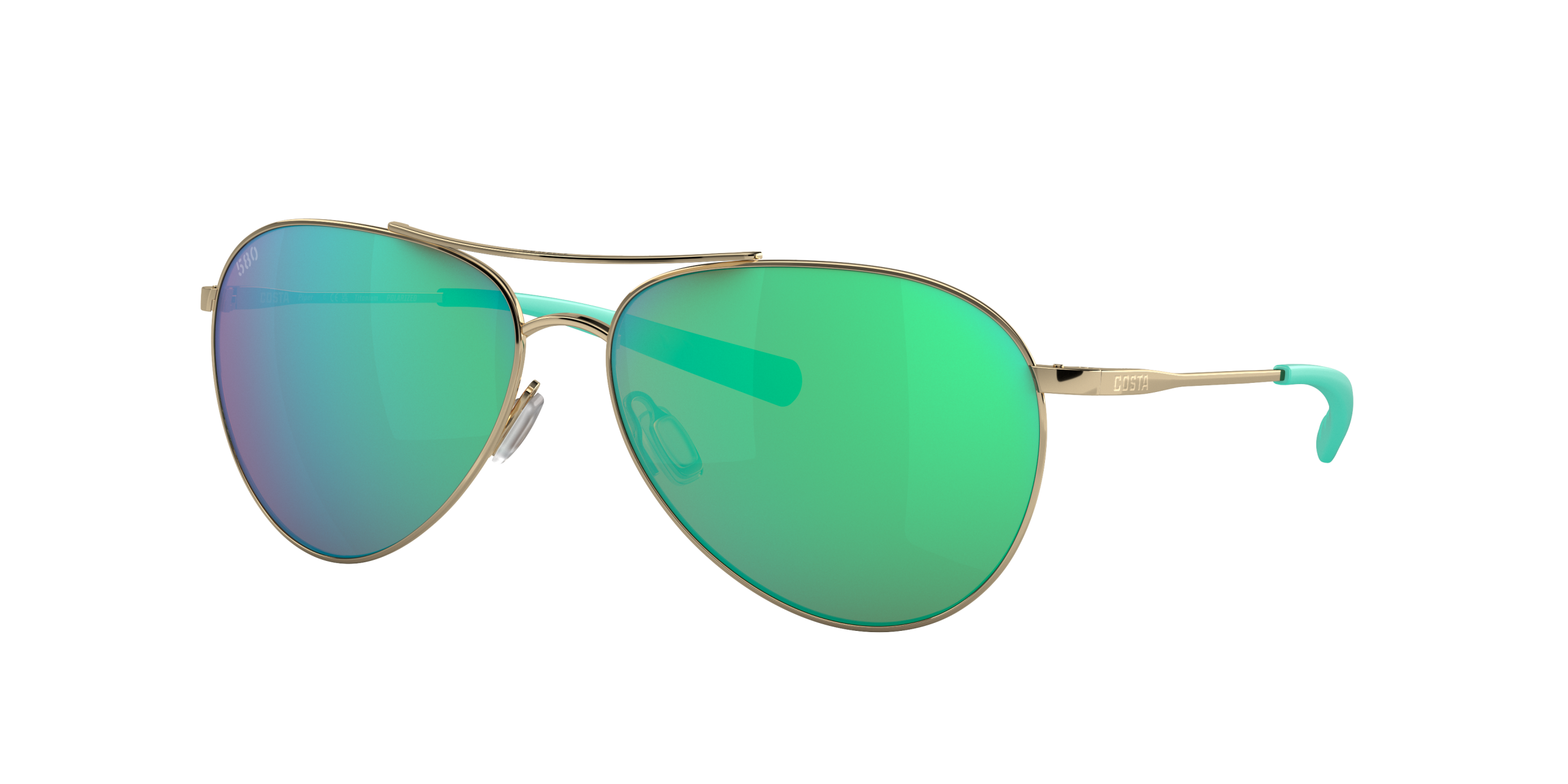 Piper Polarized Sunglasses in Green Mirror
