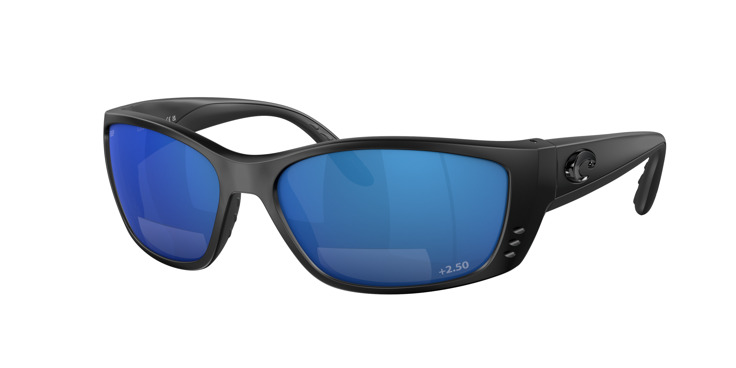 Fisch Readers Polarized Sunglasses in Blue Mirror