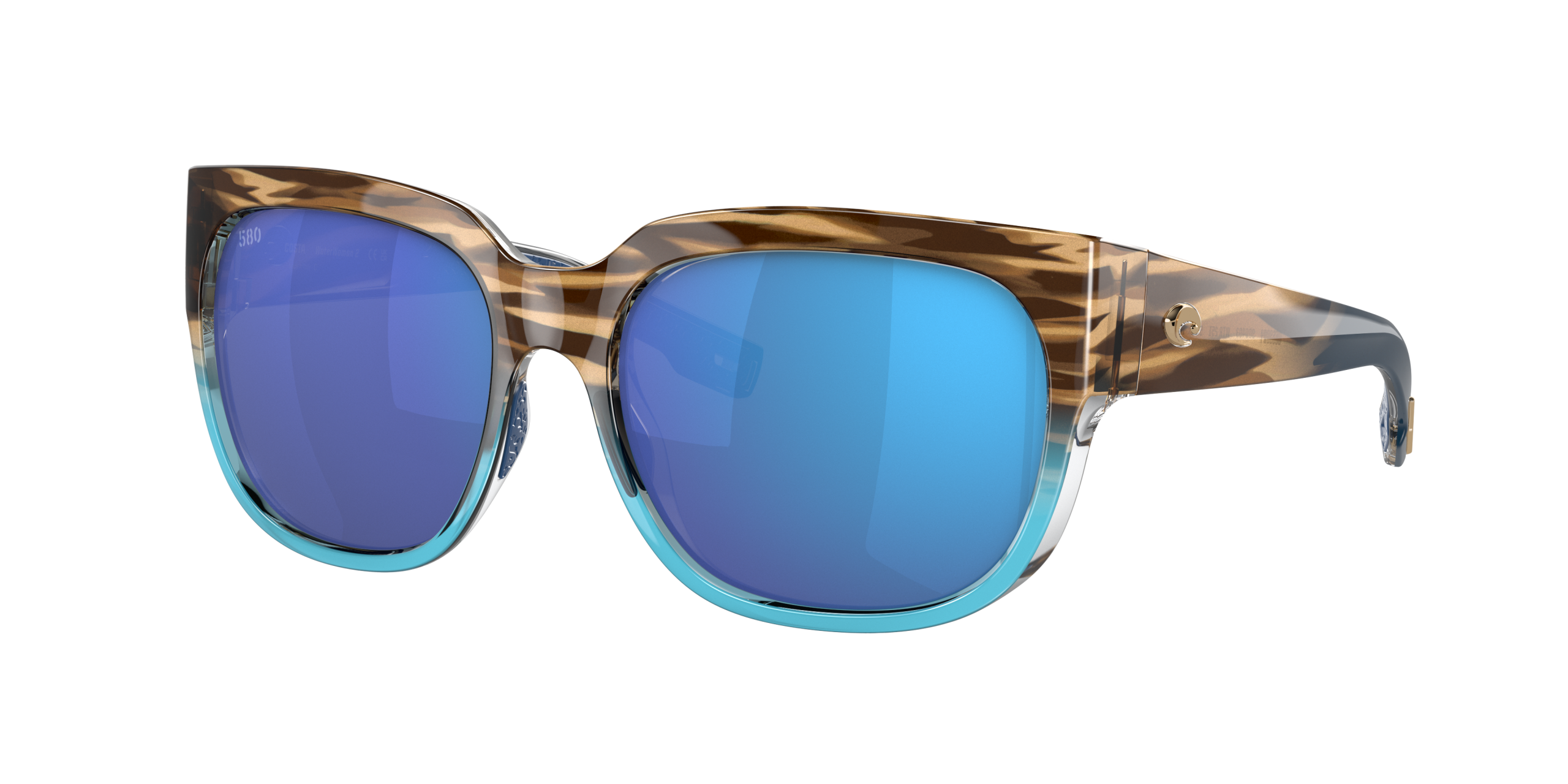 Waterwoman 2 Polarized Sunglasses in Blue Mirror