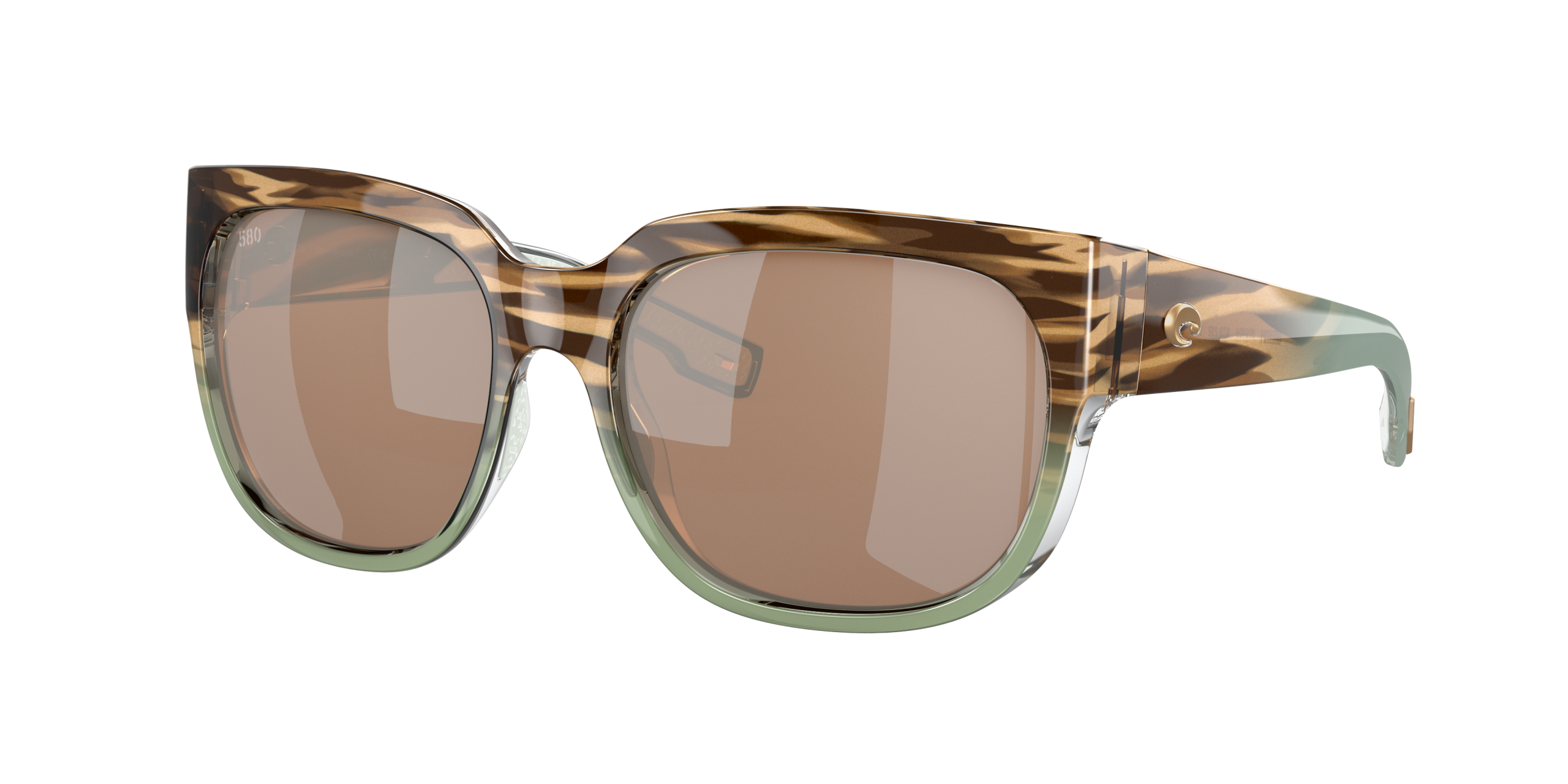 Waterwoman 2 Polarized Sunglasses in Copper Silver Mirror