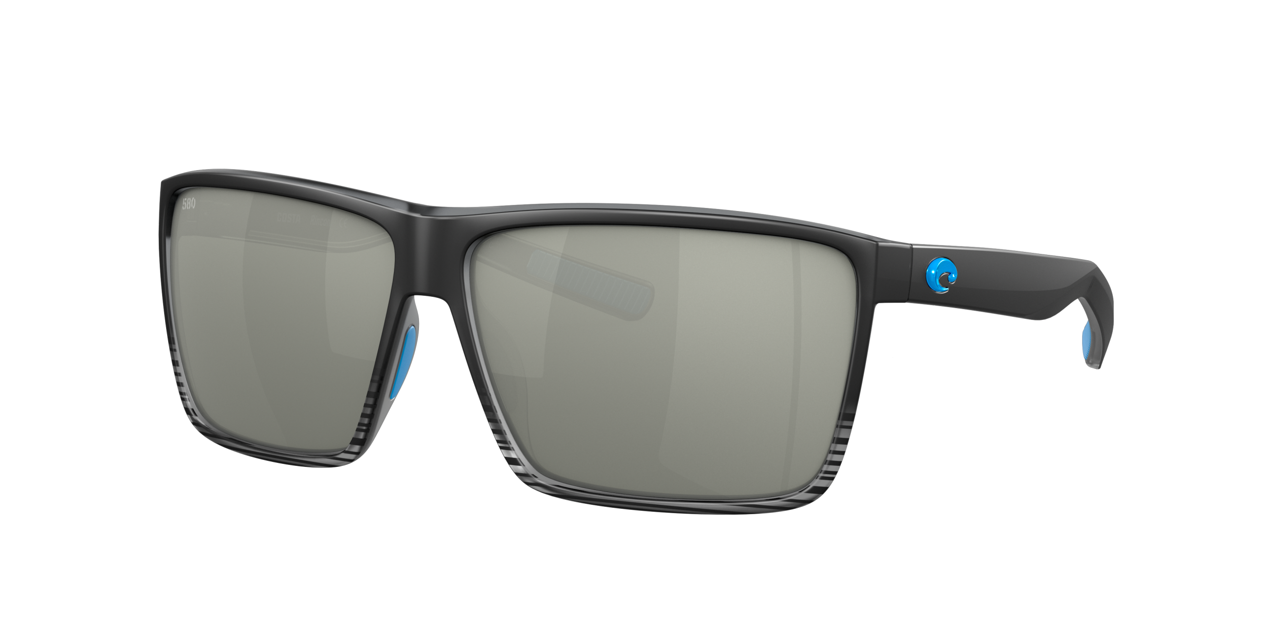 Rincon Polarized Sunglasses in Gray Silver Mirror