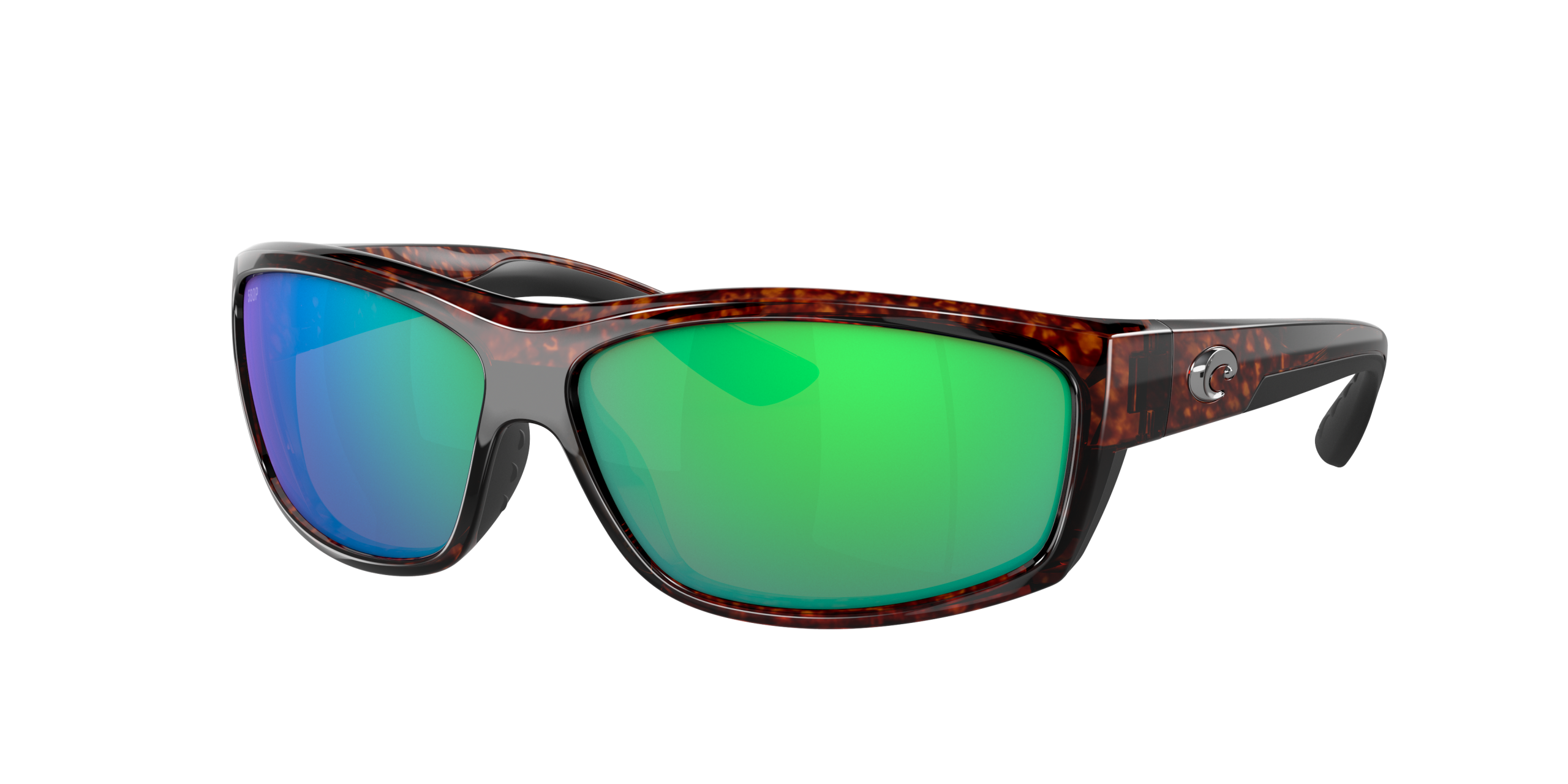 Saltbreak Polarized Sunglasses in Green Mirror