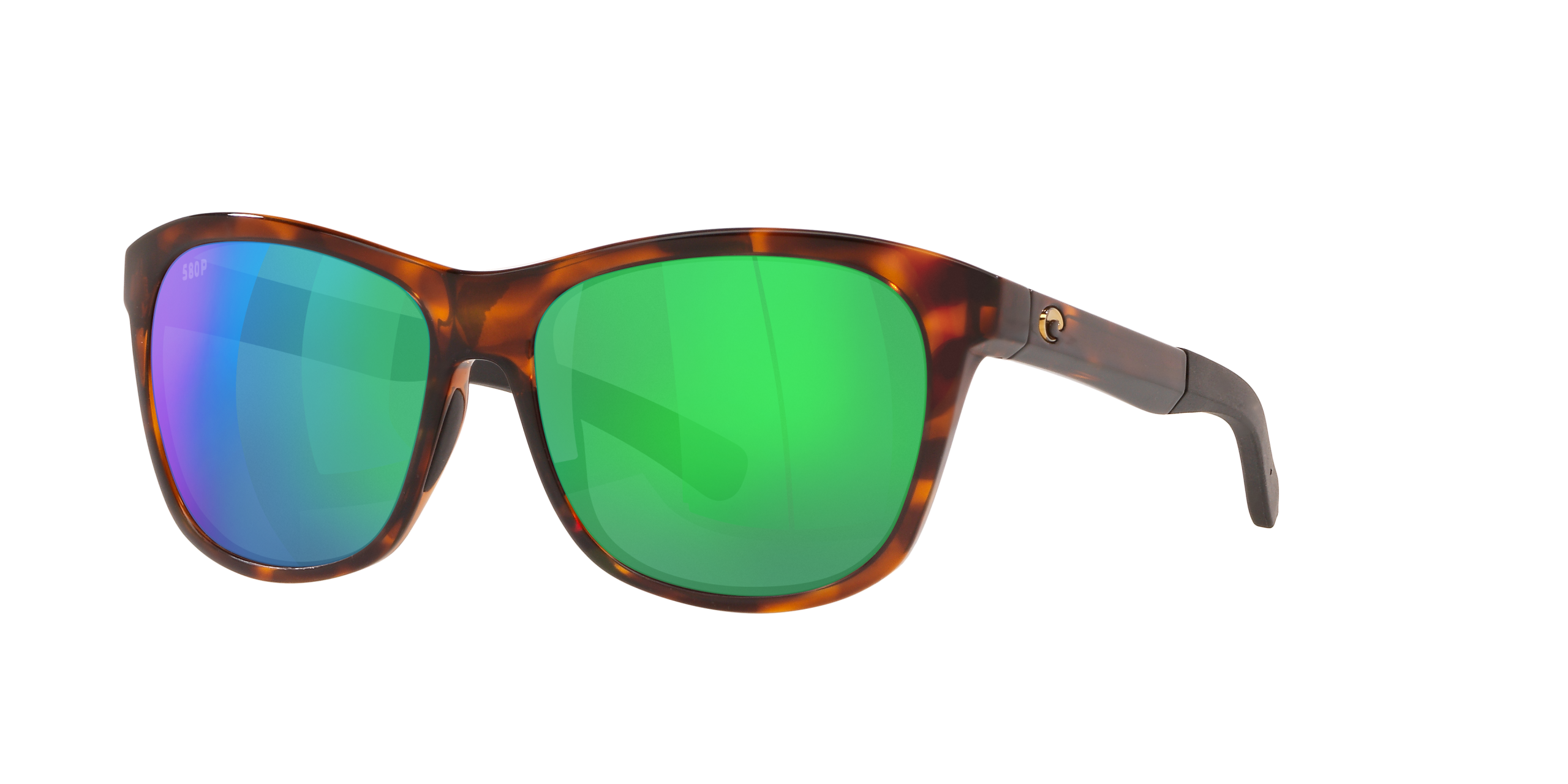 Vela Polarized Sunglasses in Green Mirror