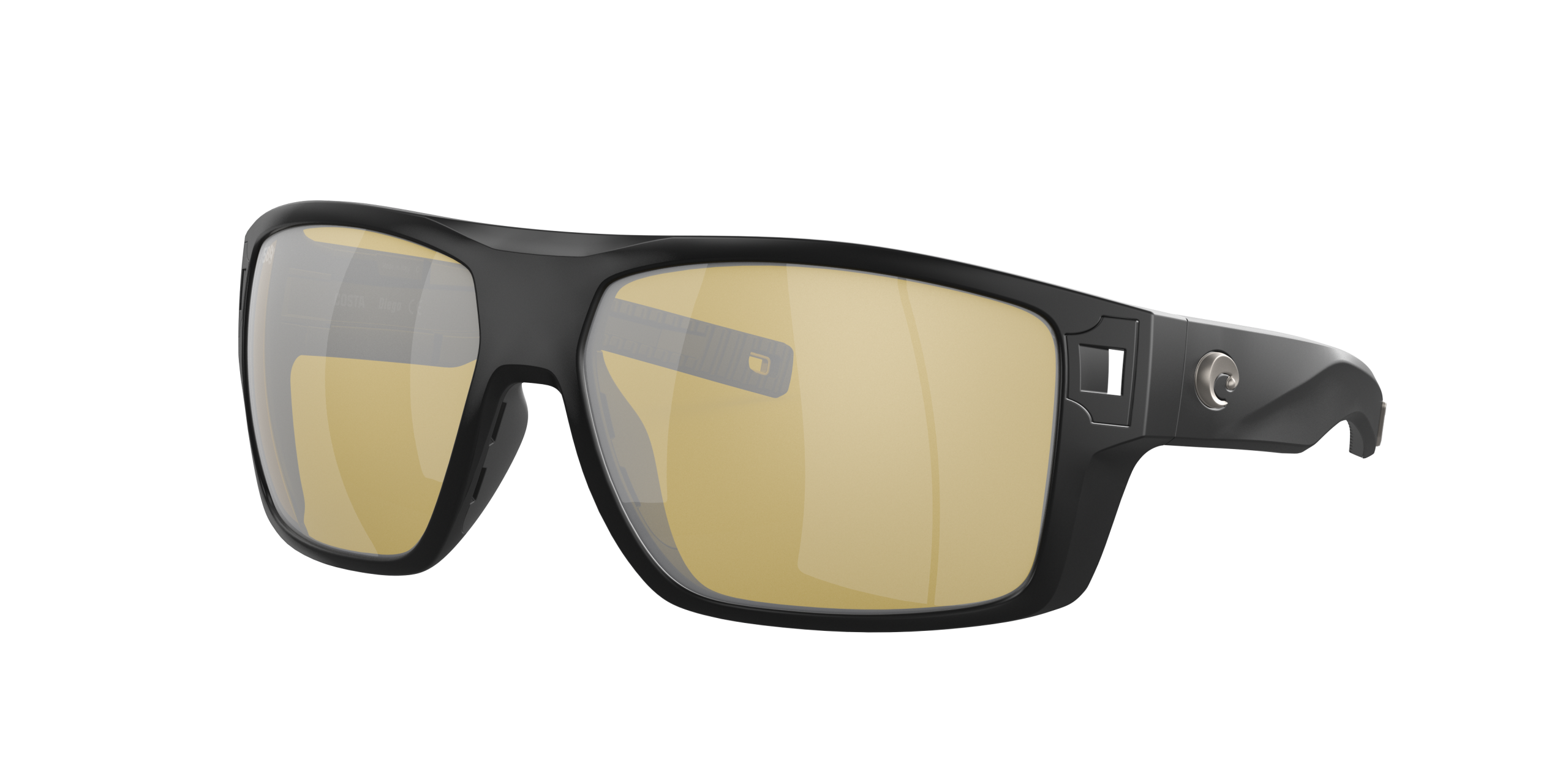Diego Polarized Sunglasses in Sunrise Silver Mirror