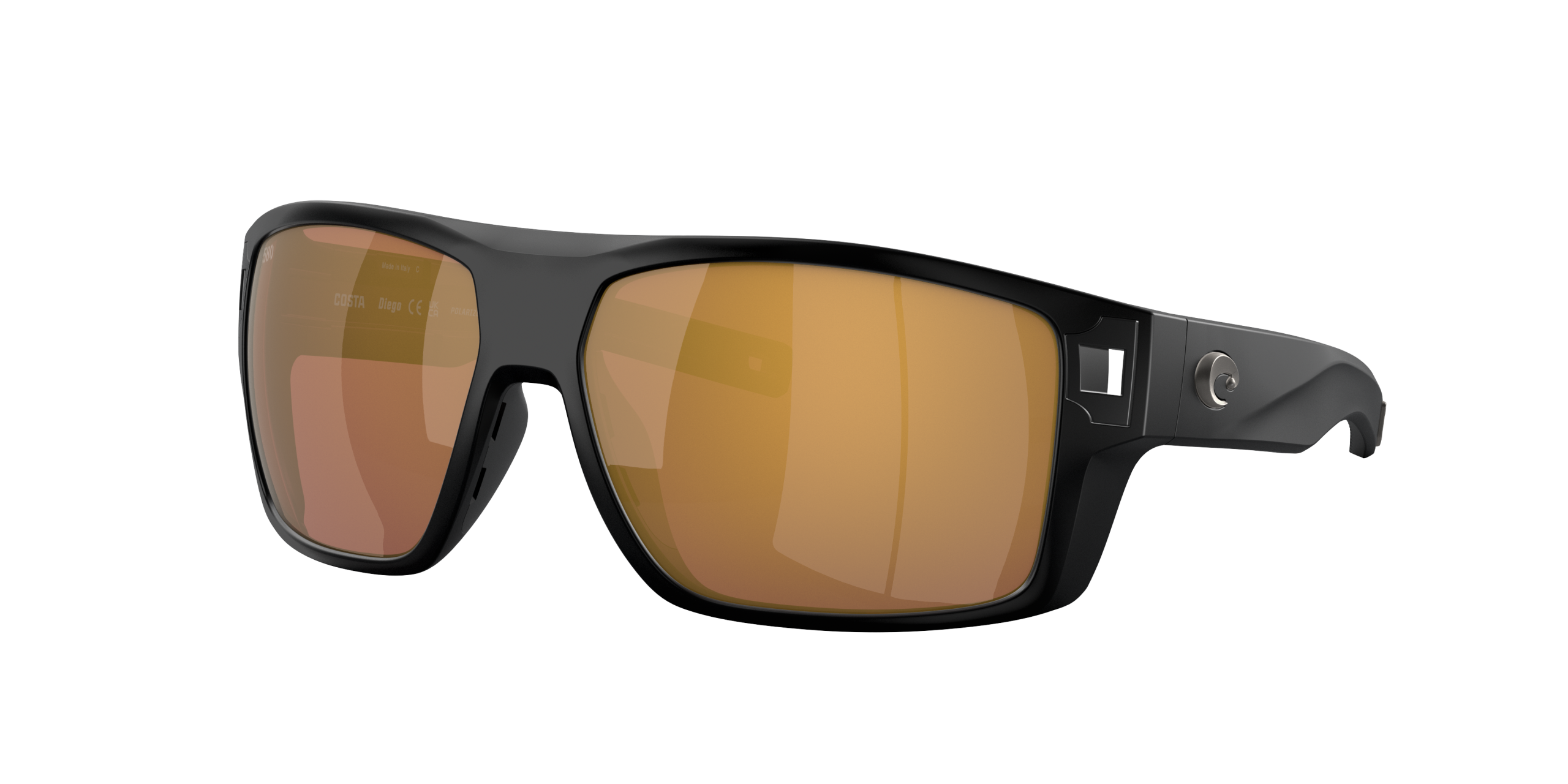 Diego Polarized Sunglasses in Gold Mirror