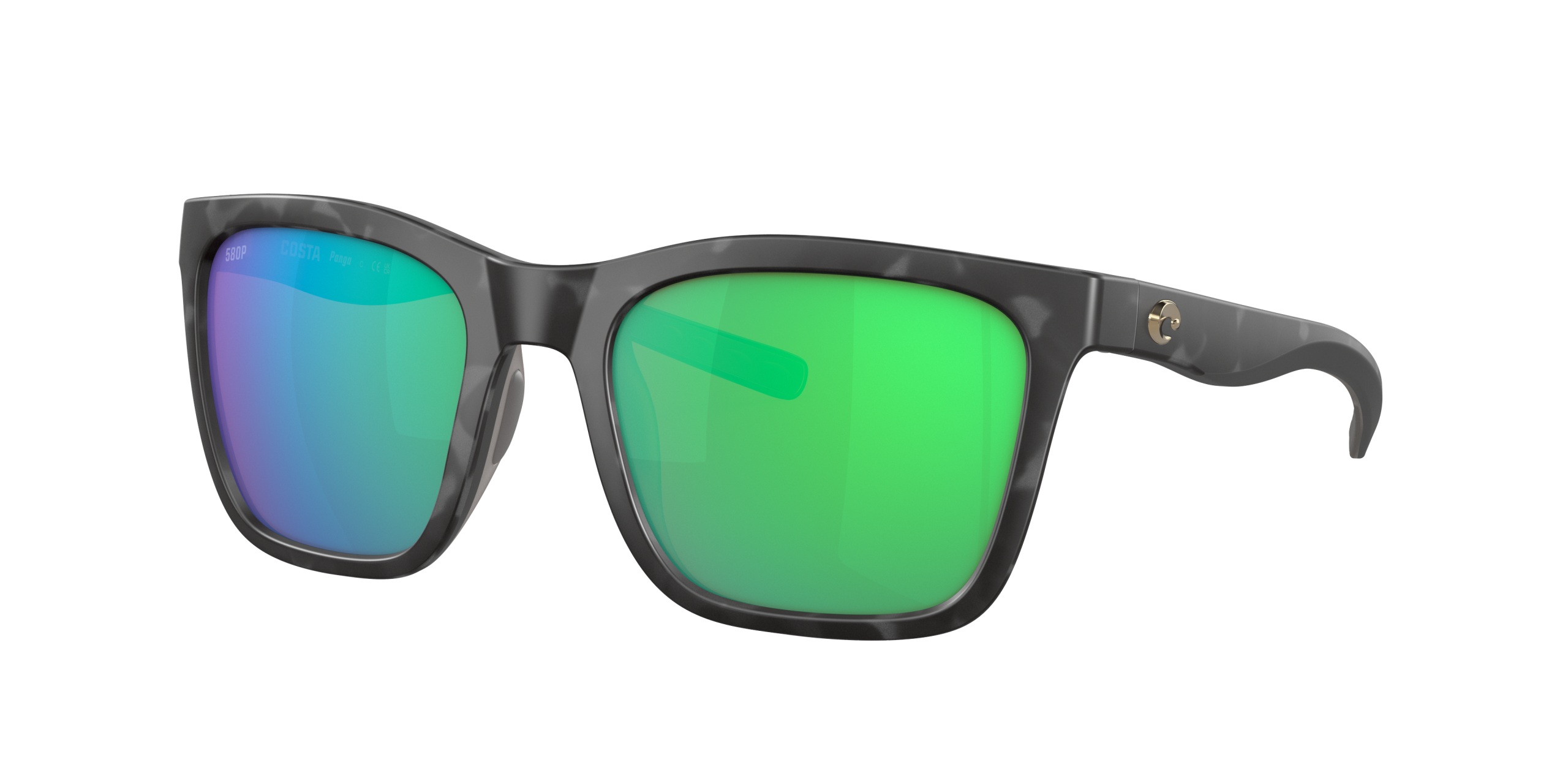 Panga Polarized Sunglasses in Green Mirror