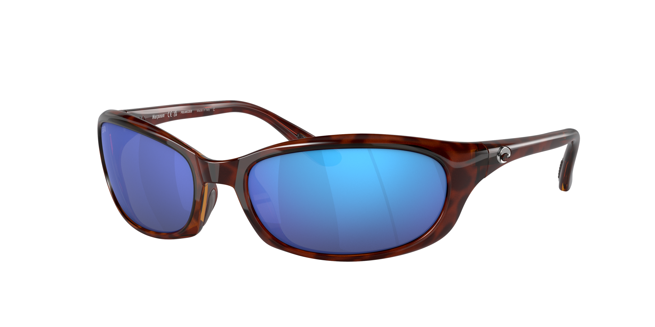 Harpoon Polarized Sunglasses in Blue Mirror