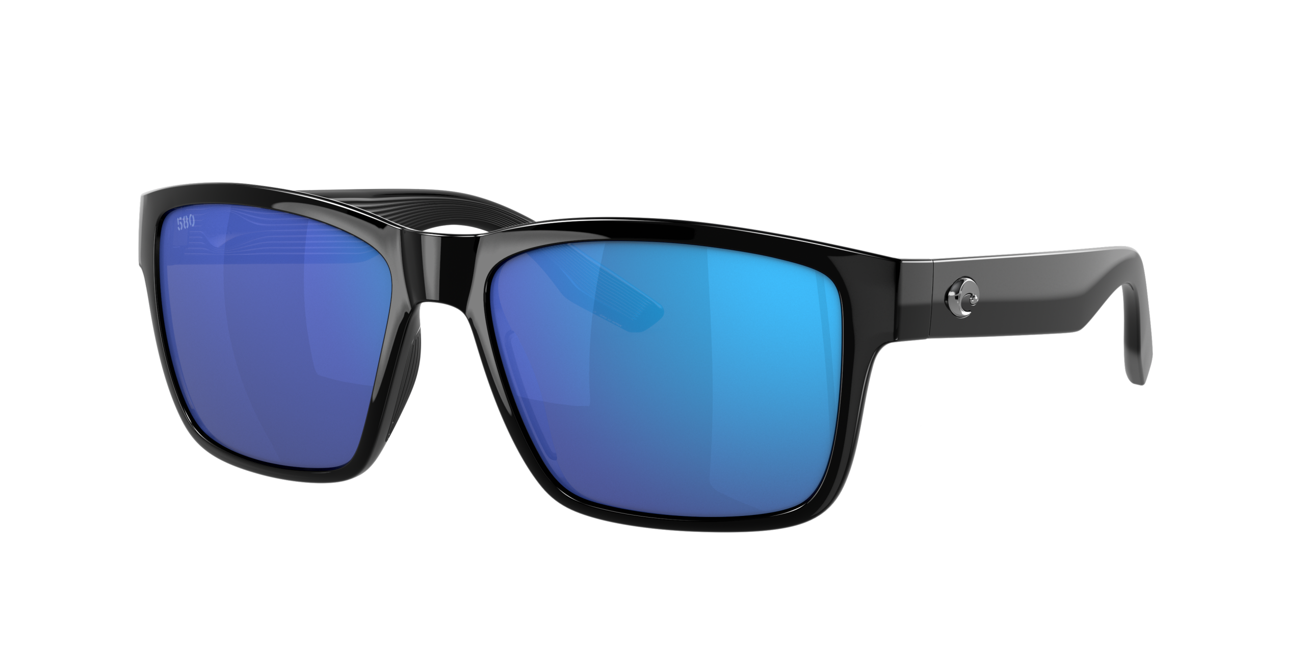 Paunch Polarized Sunglasses in Blue Mirror