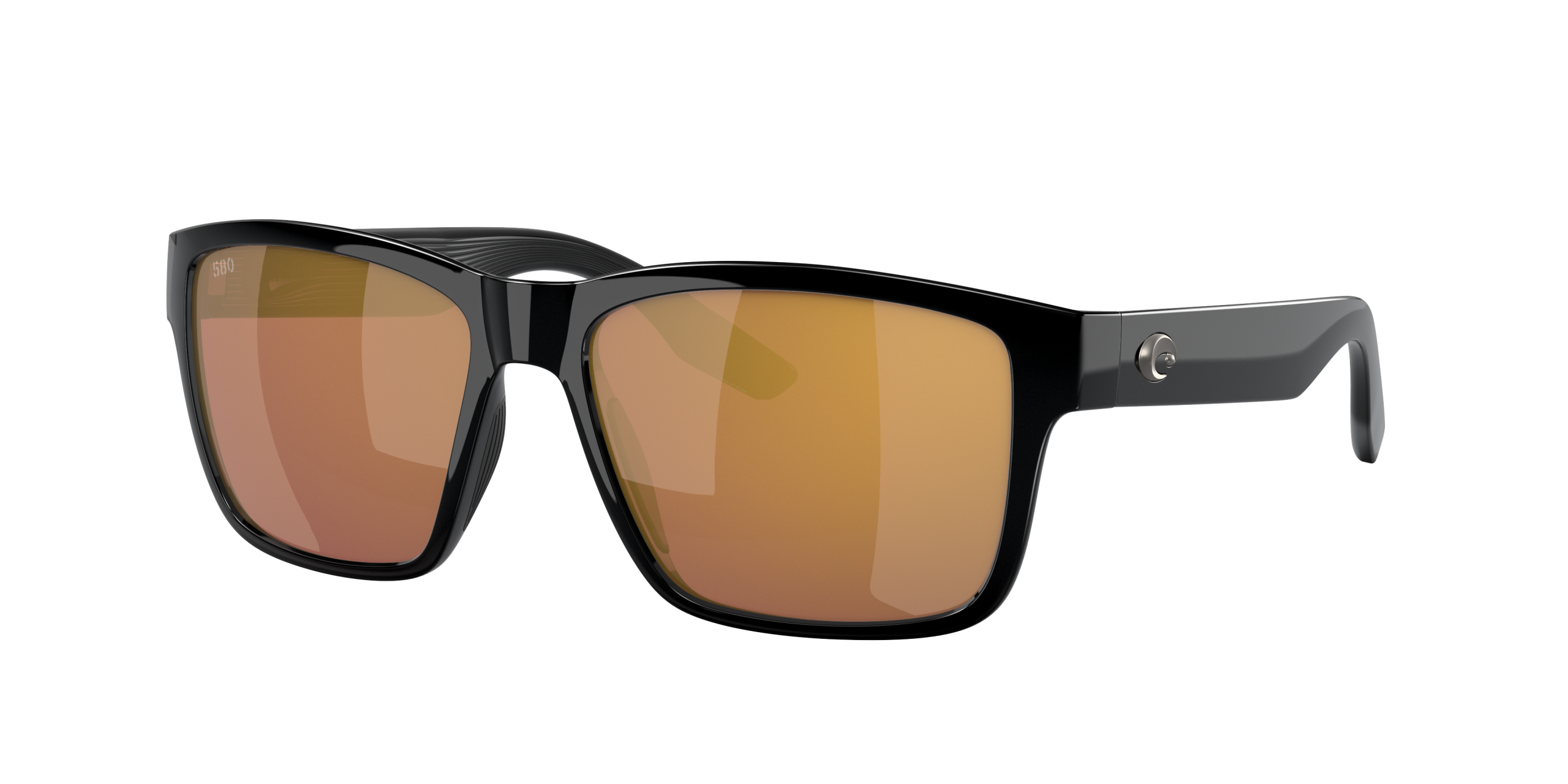Paunch Polarized Sunglasses in Gold Mirror