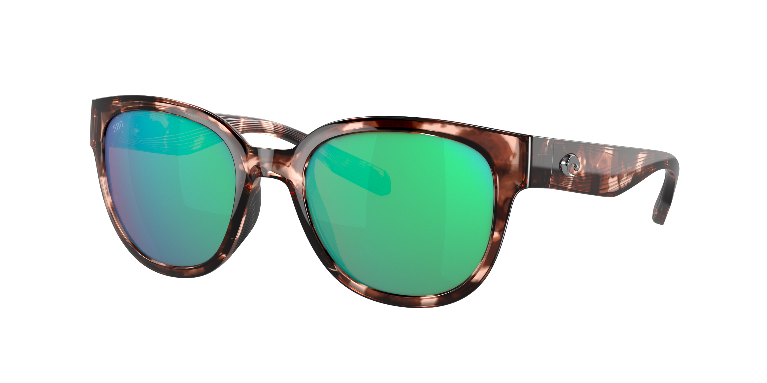 Salina Polarized Sunglasses in Green Mirror