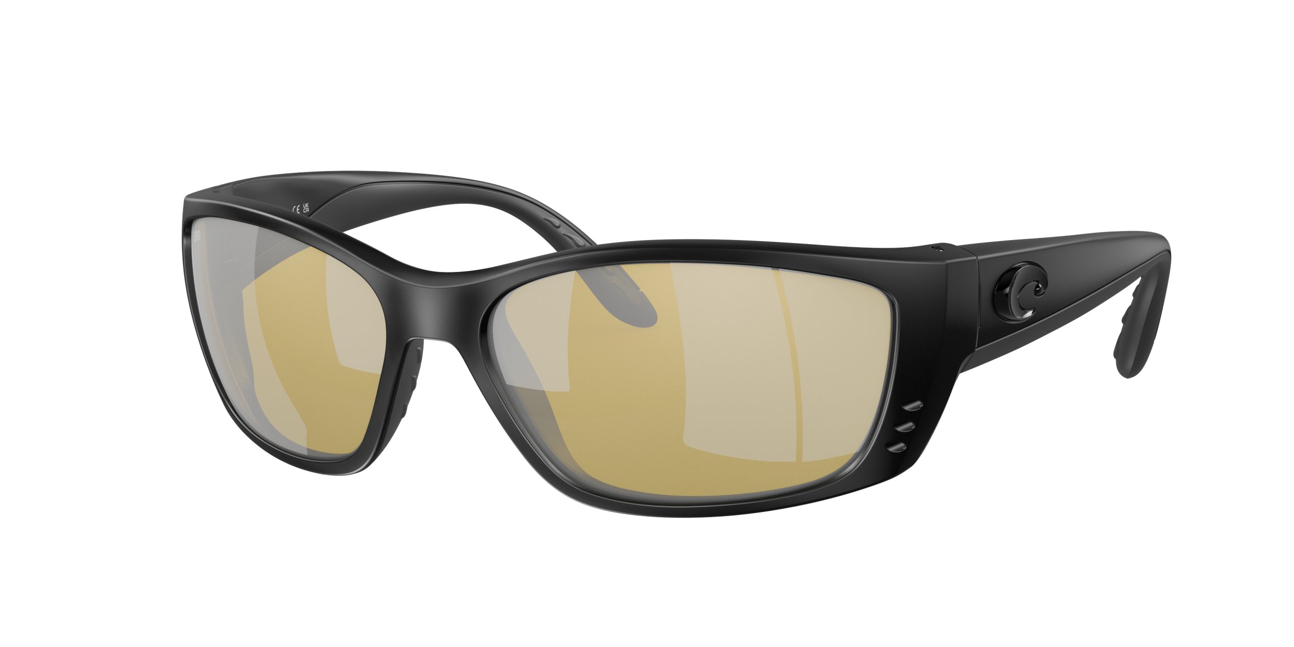 Fisch Polarized Sunglasses in Sunrise Silver Mirror