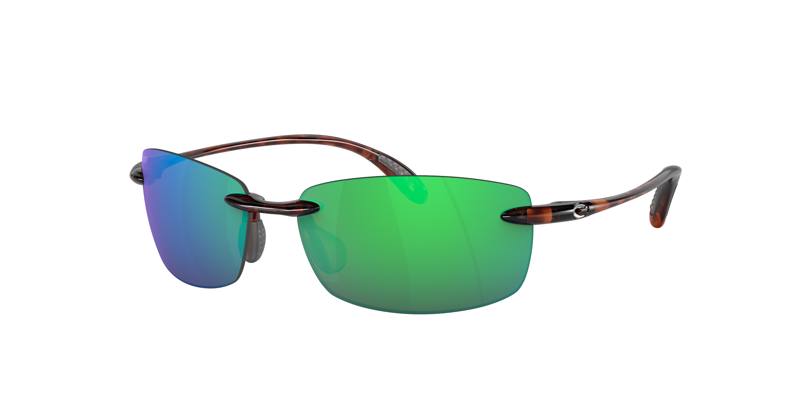 Ballast Polarized Sunglasses in Green Mirror