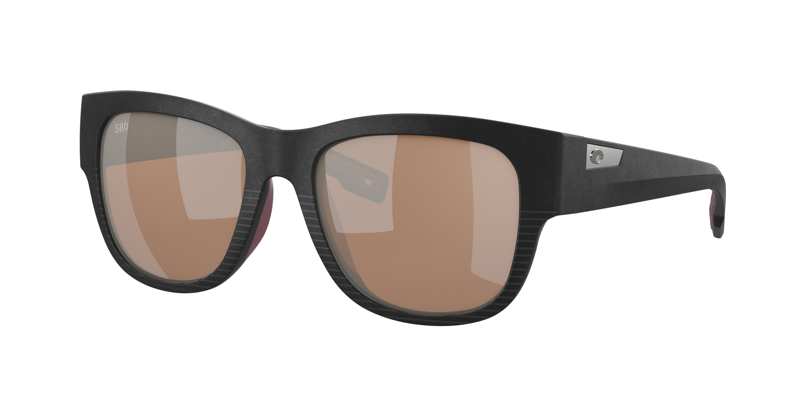 Caleta Polarized Sunglasses in Copper Silver Mirror