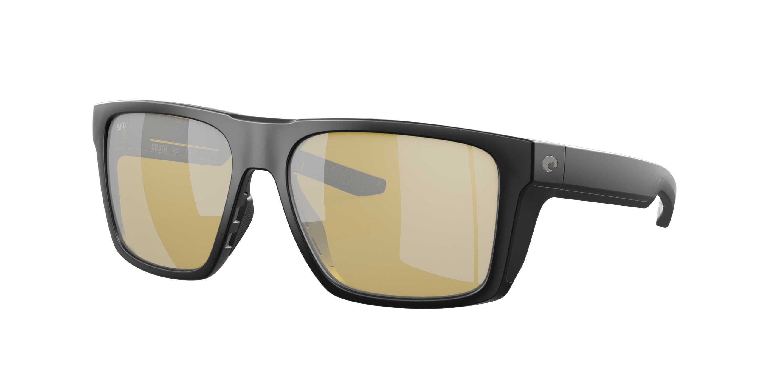 Lido Polarized Sunglasses in Sunrise Silver Mirror