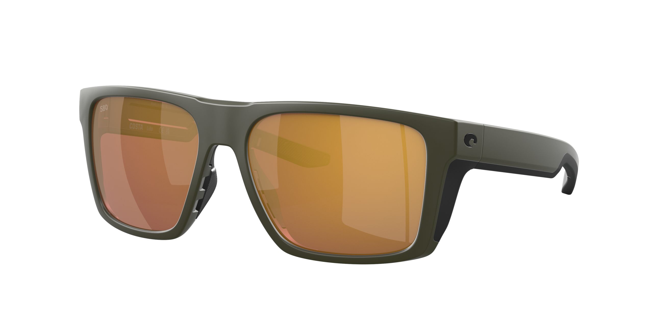 Lido Polarized Sunglasses in Gold Mirror