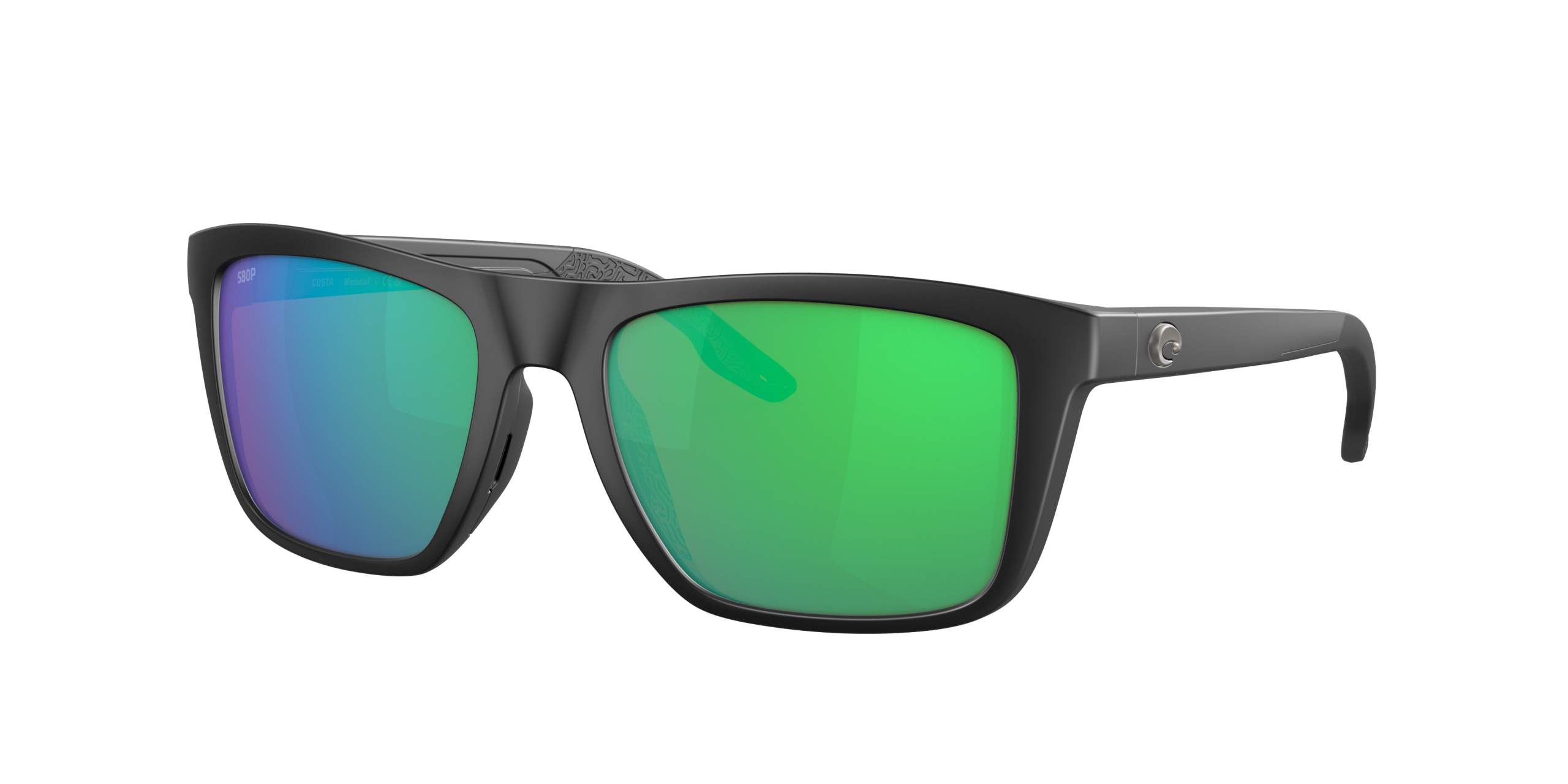 Mainsail Polarized Sunglasses in Green Mirror