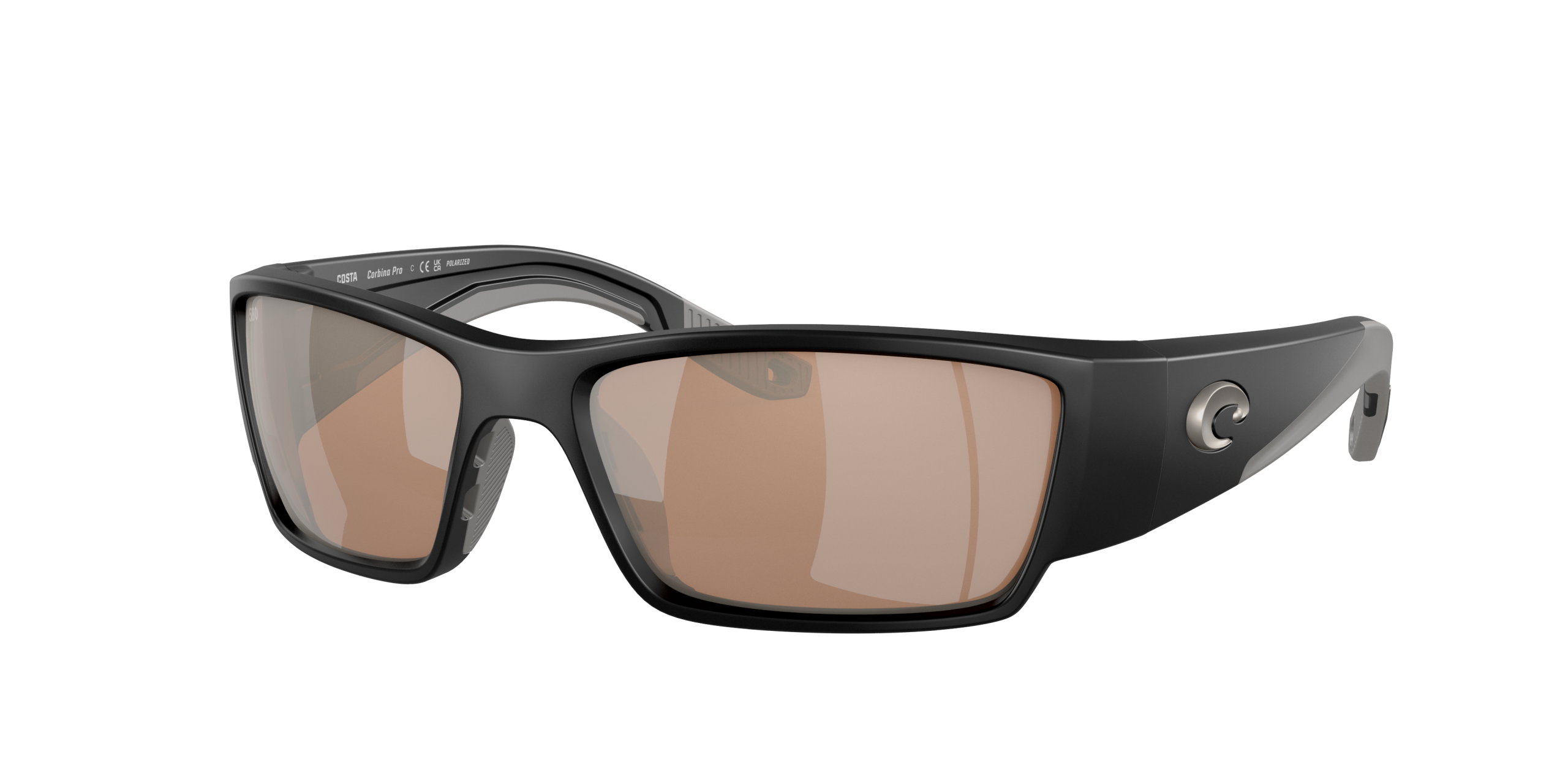 Corbina PRO Polarized Sunglasses in Copper Silver Mirror