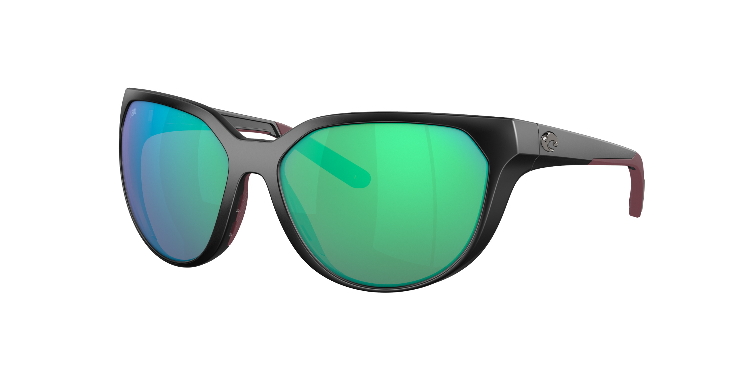 Mayfly Polarized Sunglasses in Green Mirror