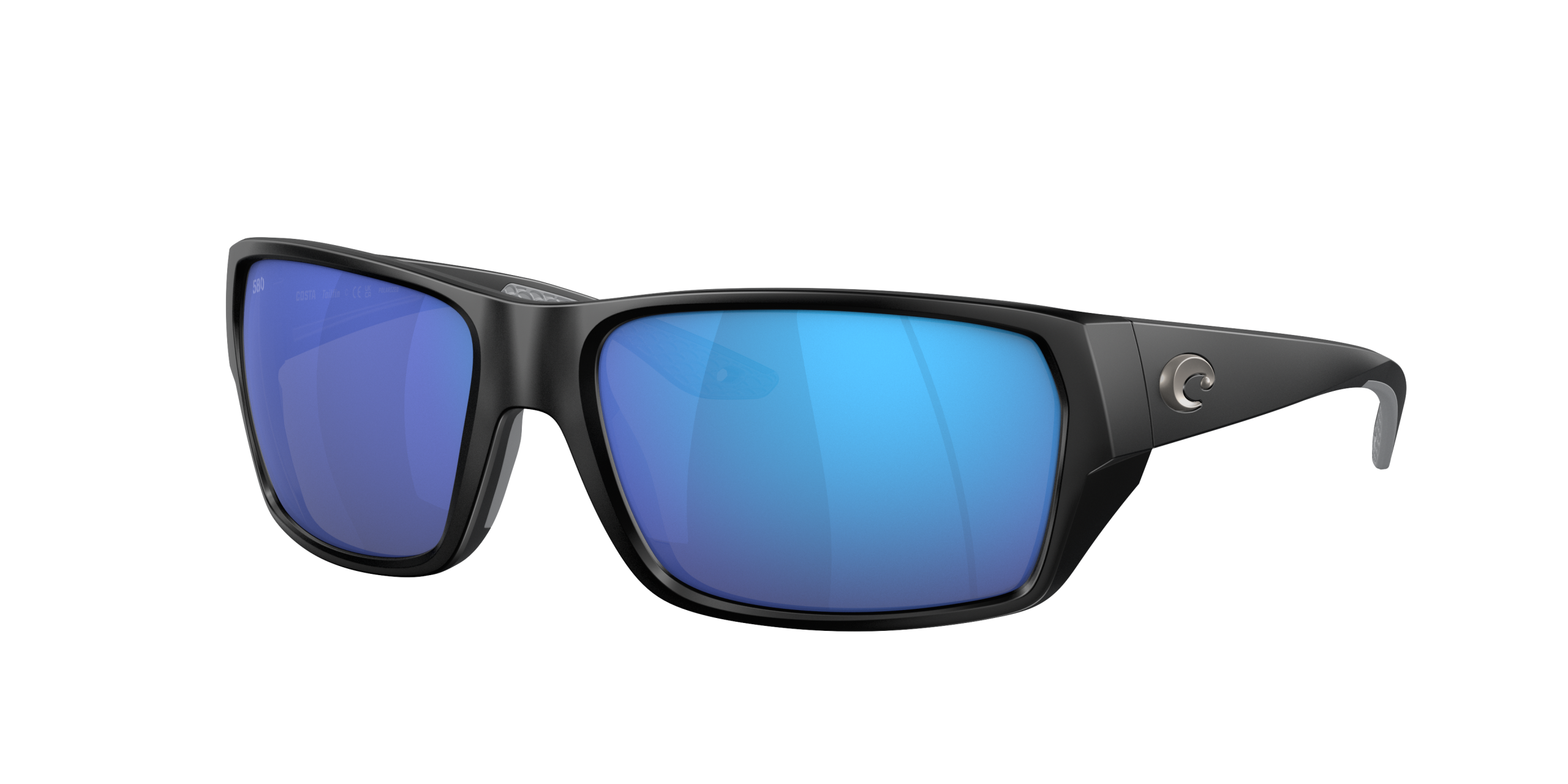 Tailfin Polarized Sunglasses in Blue Mirror