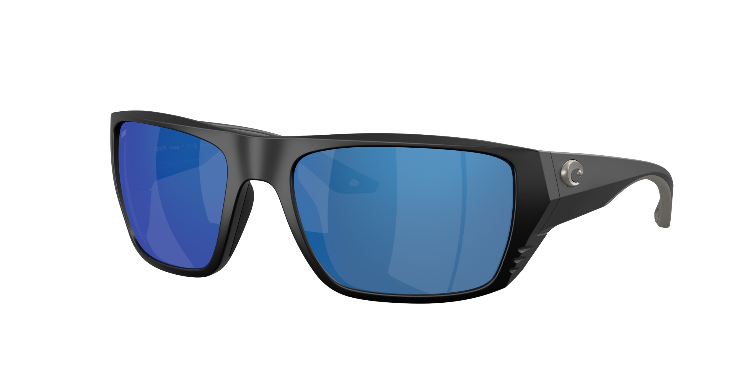 Finlet Polarized Sunglasses in Blue Mirror