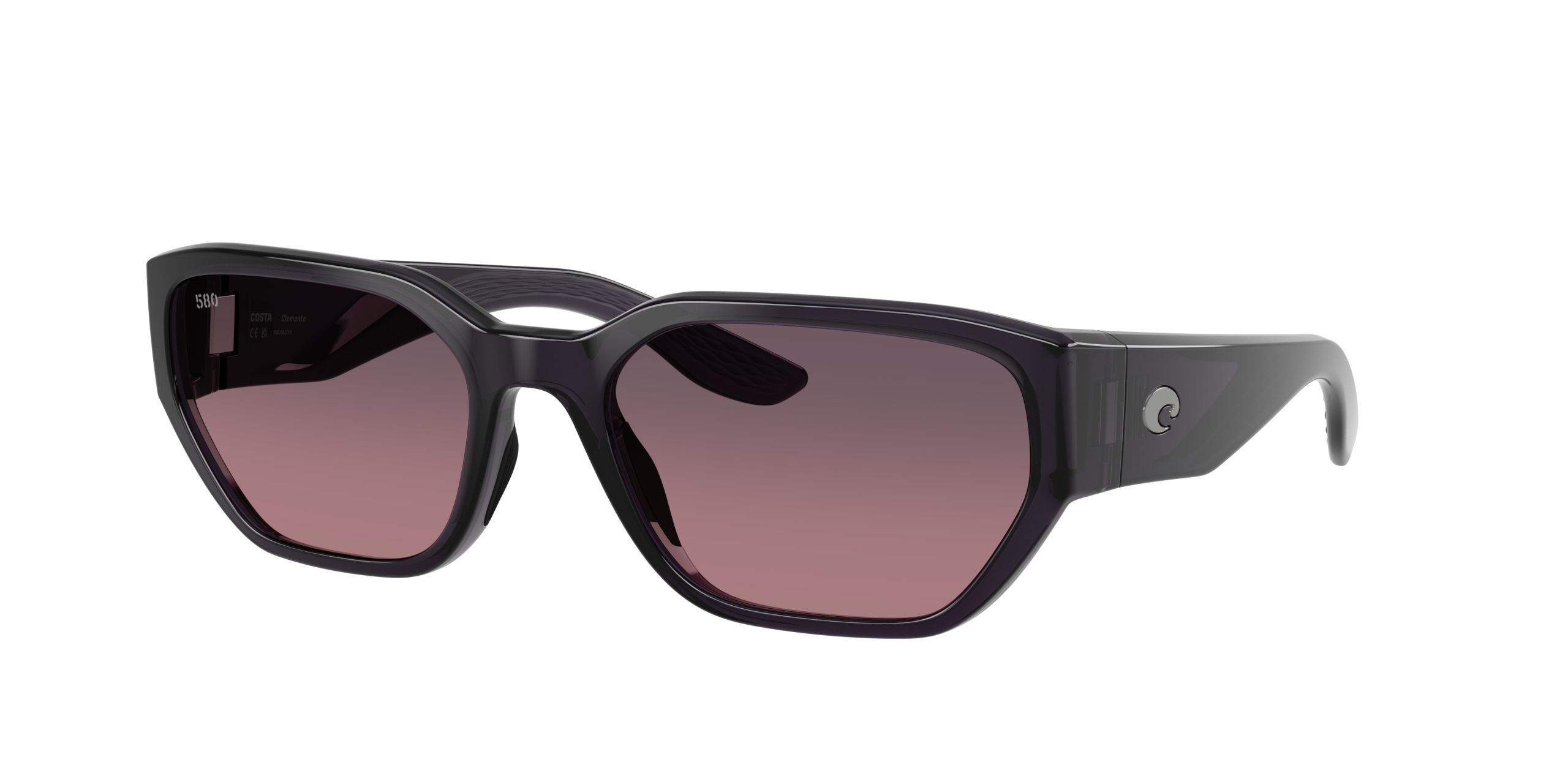 Clemente Polarized Sunglasses in Rose Gradient