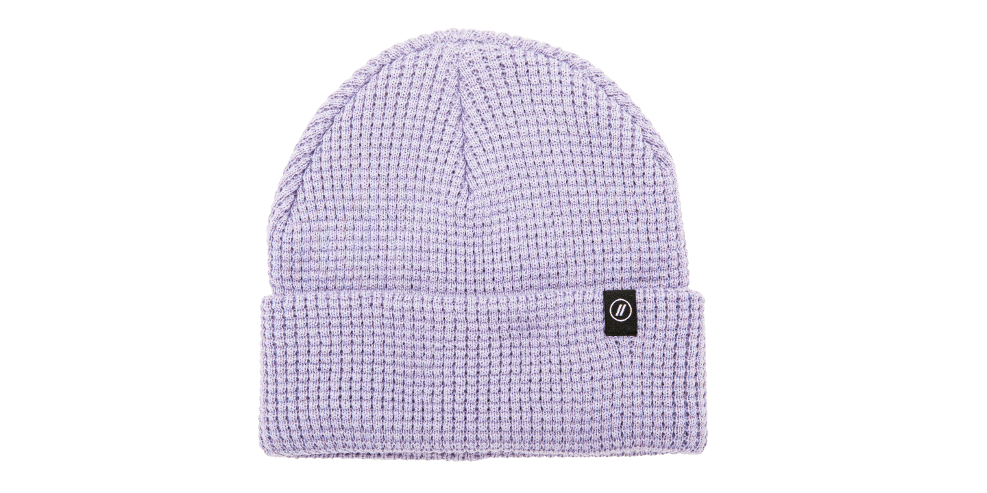 Waffle Knit Beanies - Lavender Beanie