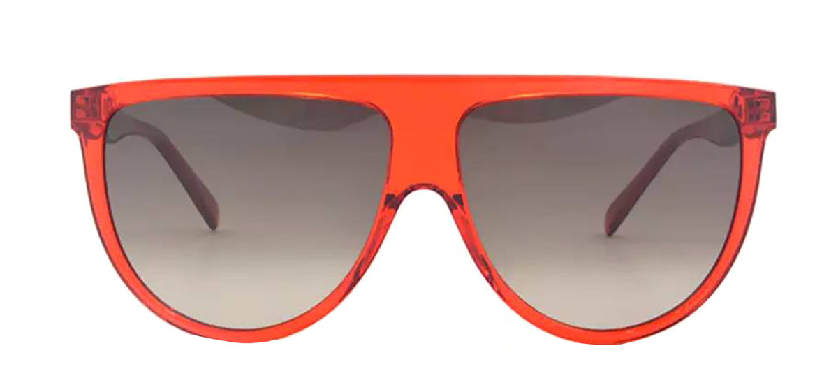 Celine CL40006IN 66F Flattop Sunglasses - Red