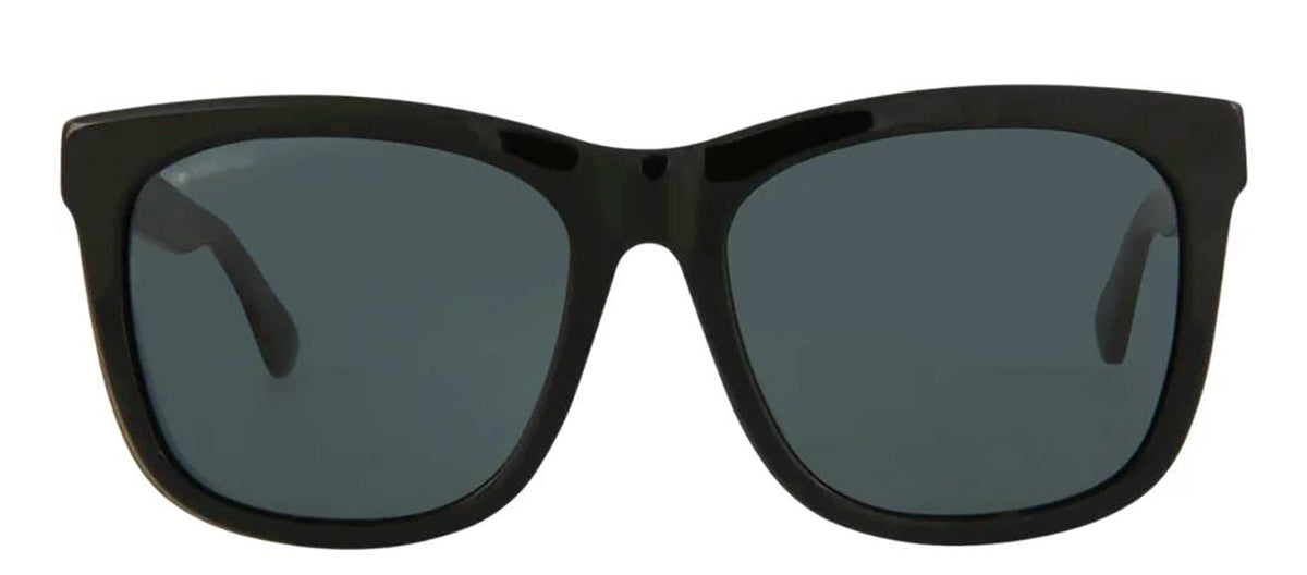 GUCCI GG0057SKN 006 Square Sunglasses - Black