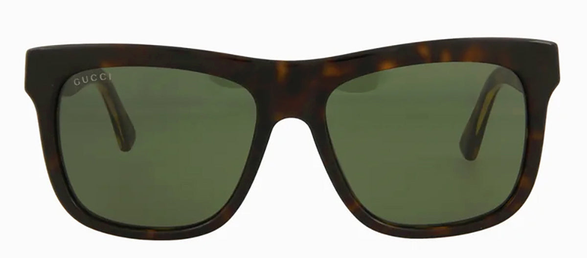 GUCCI GG0158SN 002 Square Sunglasses - Havana
