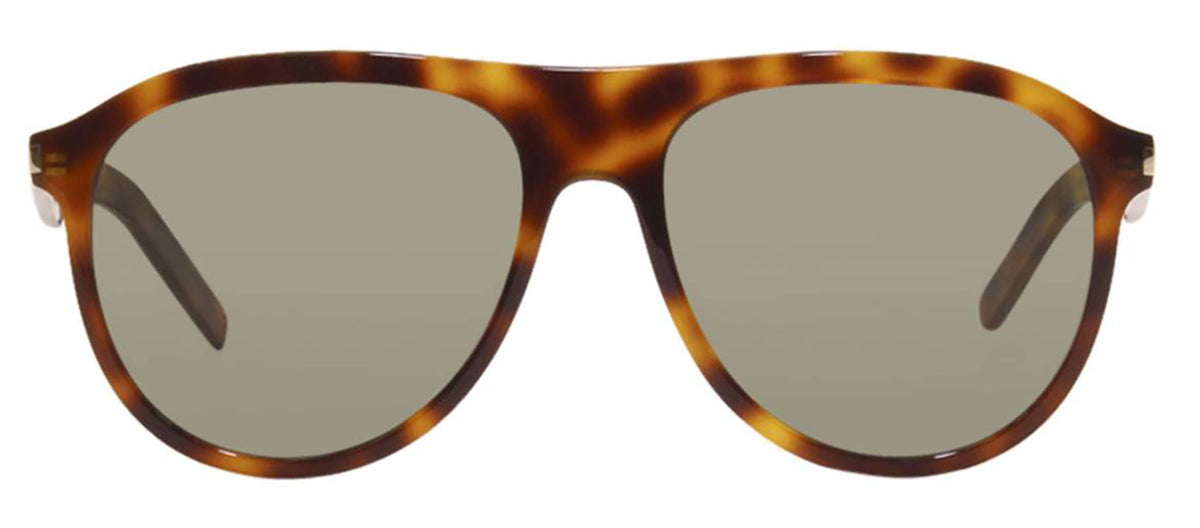 Saint Laurent SL 432 SLIM 002 Aviator Sunglasses - Havana