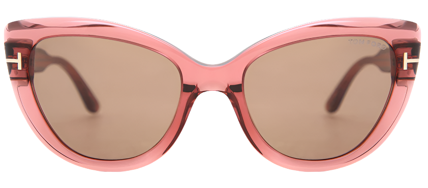 TOM FORD ANYA 42E Cat Eye Sunglasses - Pink