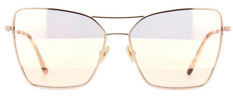TOM FORD SYE 28Z Butterfly Sunglasses - Gold
