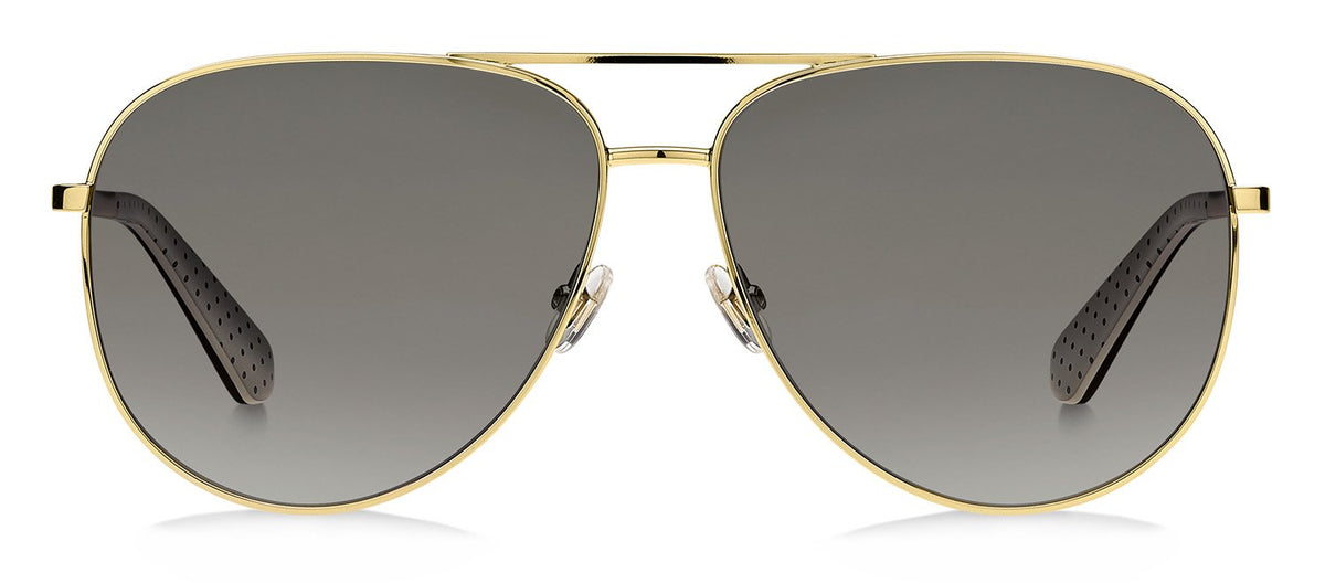 Kate Spade Isla/G/S WJ 0807 Aviator Polarized Sunglasses - Black