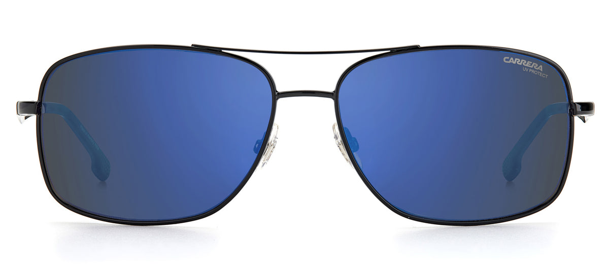 Carrera 8040/S XT 0807 Rectangle Sunglasses - Black