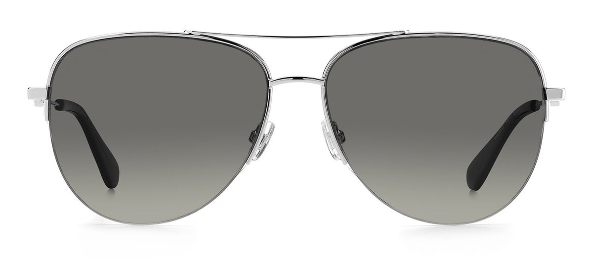 Kate Spade Maisie/G/S WJ 0YB7 Aviator Polarized Sunglasses - Silver