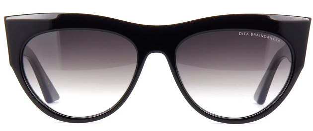 DITA BRAINDANCER 01 Cat Eye Sunglasses - Black