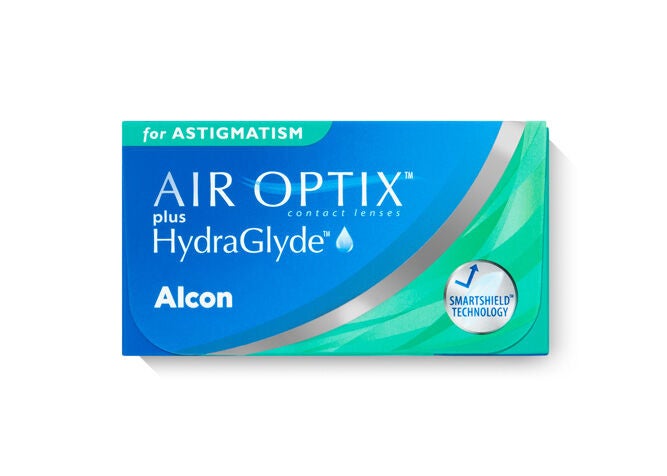 Air Optix plus Hydraglyde for Astigmatism Contact Lenses