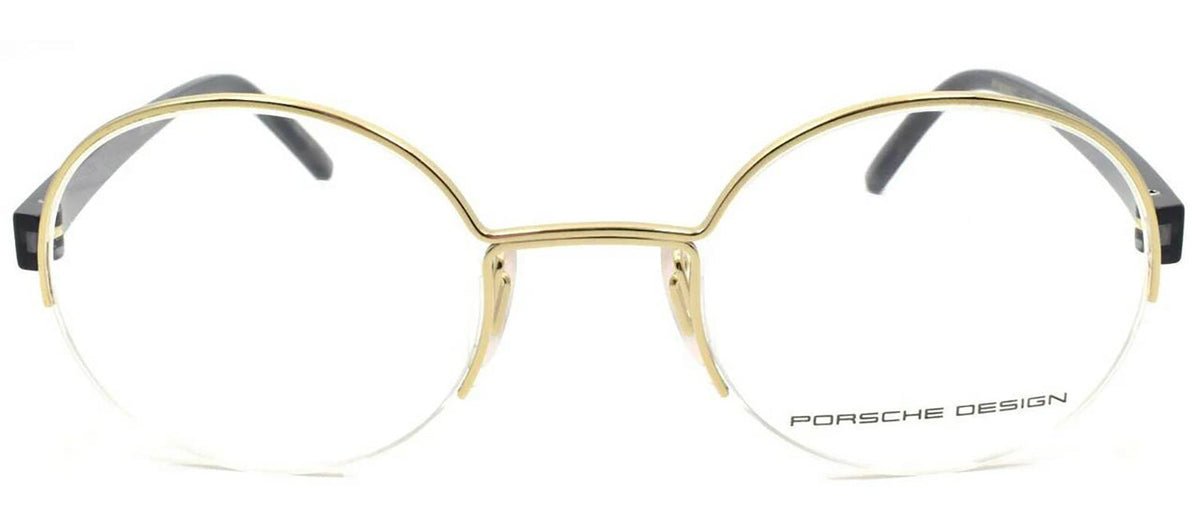 Porsche Design P8350-D Round Eyeglasses - Gold/Grey