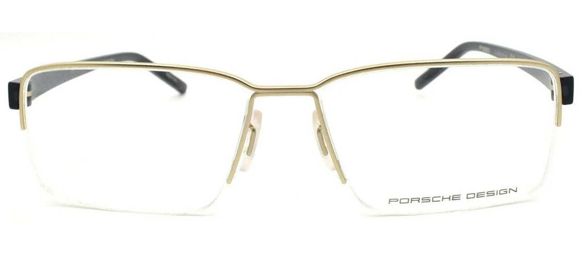 Porsche Design P8351-D Square Eyeglasses - Gold/Black