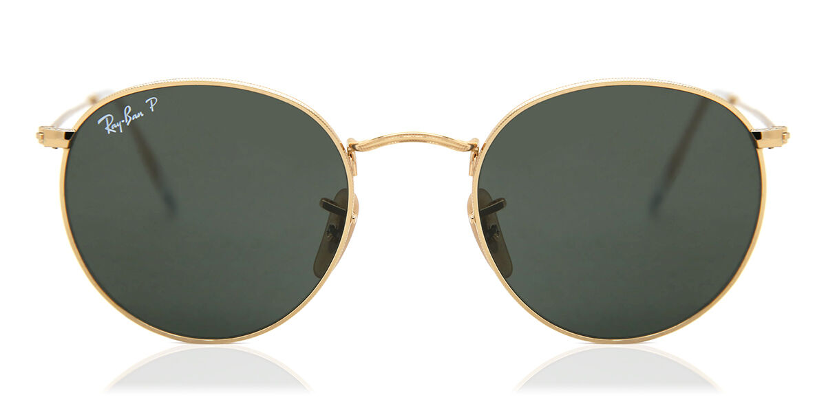 Ray-Ban RB3447 Round Metal Polarized 001/58