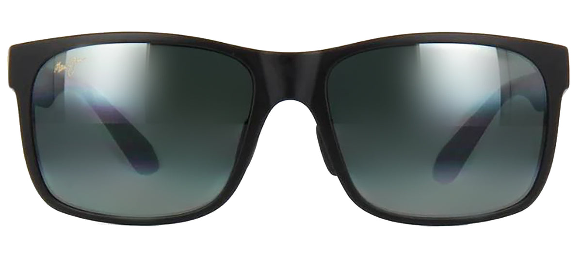 Maui Jim Red Sands Black Square Sunglasses - Black