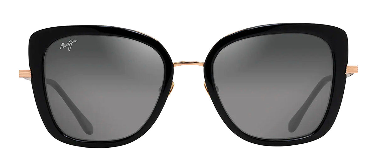 Maui Jim VIOLET LAKE MJ GS843-02 Butterfly Polarized Sunglasses - Black