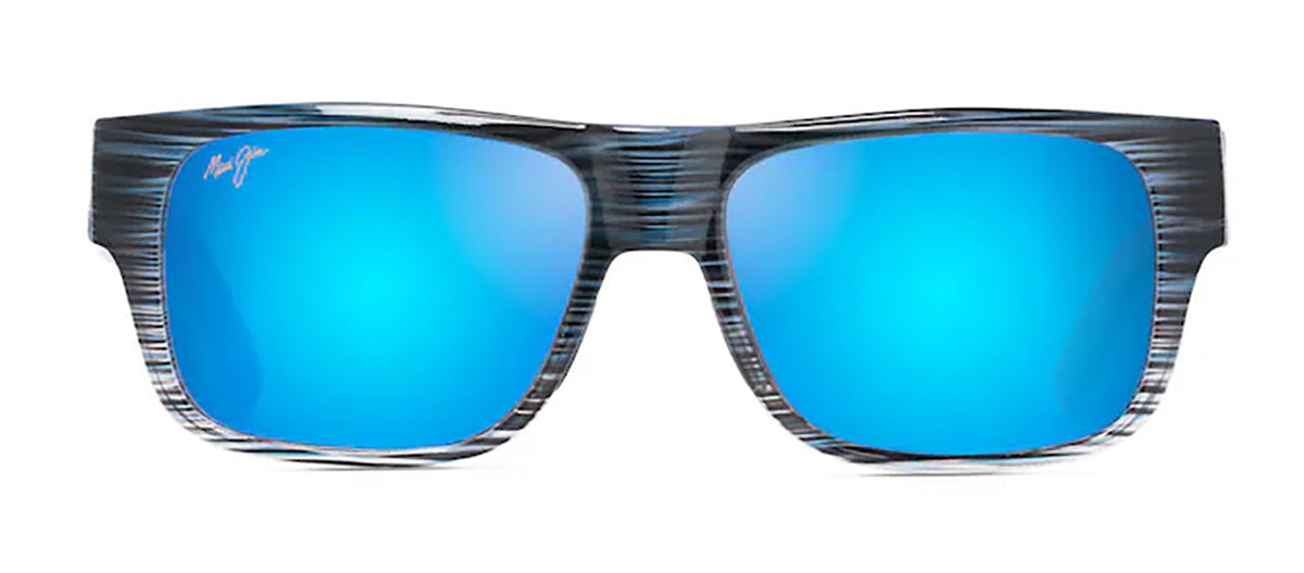 Maui Jim KEAHI MJ B873-03 Square Polarized Sunglasses - Blue